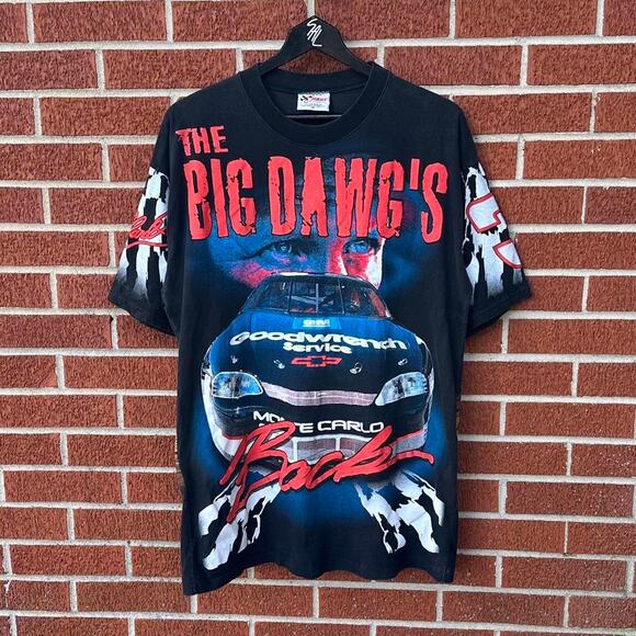 Chase Authentics Other - The big dawgs back vintage 1997 sports image dale earnhardt nascar aop shirt